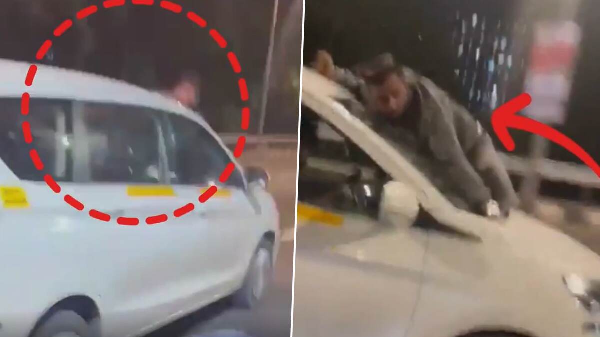 Mumbai Cab Vial Video: বিবাদের জেরে ক্যাব চালককে বনেটে চাপিয়ে ঘোড়ার গতিতে গাড়ি ছোটালেন আর এক চালক, ভিডিয়ো ভাইরাল হতেই আটক ব্যক্তি