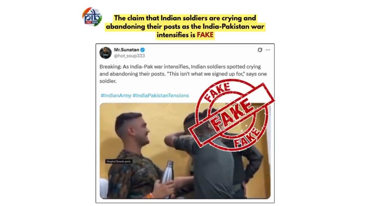 Indian Soldiers Are Crying? ভারত-পাকিস্তানের উত্তেজনার মাঝে হু হু করে কাঁদছেন সেনা জওয়ান? কী ঘটেছিল, ফ্যাক্ট চেকে বেরিয়ে এল চমকে যাওয়ার মত আসল তথ্য, দেখুন