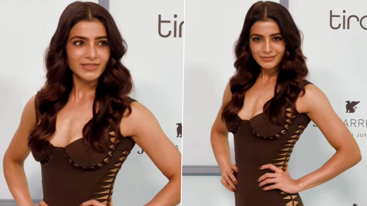 Samantha Ruth Prabhu: 'শতছিদ্র' পোশাক থেকে প্রকাশ্যে শরীরের বিভাজিকা, সামান্থার 'হট' অবতারে ঝড় উঠল অনুরাগীদের মনে, দেখুন ভিডিয়ো
