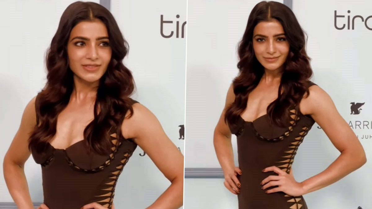 Samantha Ruth Prabhu: 'শতছিদ্র' পোশাক থেকে প্রকাশ্যে শরীরের বিভাজিকা, সামান্থার 'হট' অবতারে ঝড় উঠল অনুরাগীদের মনে, দেখুন ভিডিয়ো