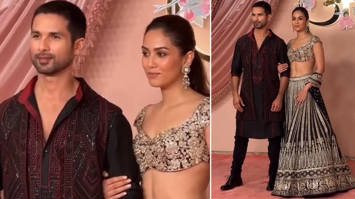 Shahid Kapoor-Mira Rajput Video: শাহিদের হাত ধরে হাজির মীরা, ক্যামেরা আটকাল অভিনেতা-পত্নীর পেটের অ্যাবসে, দেখুন ভিডিয়ো