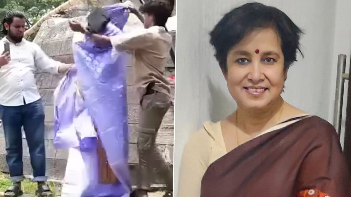 Taslima Nasrin On Bangladesh: শিক্ষার পীঠস্থানে নারীর অপমান, ঢাকা বিশ্ববিদ্যালয়ে প্রতীকি মহিলা তৈরি করে 'শাড়ি খুলে' জুতোপেটা 'উন্মাদদের', ভিডিয়ো পোস্ট তসলিমার