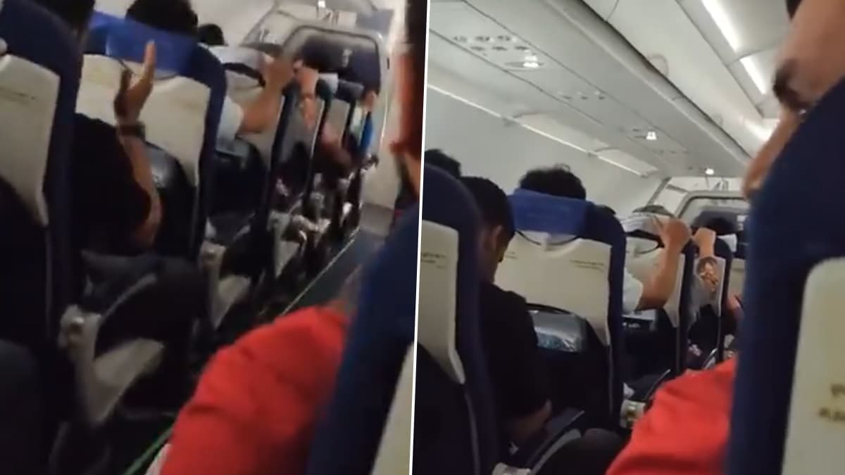 Flight Turbulence Video: মাঝ আকাশে প্রবল ঝাকুনি, কাঁপতে কাঁপতে চলল ইন্ডিগোর বিমান, দেখুন ভয়াবহ ভিডিয়ো