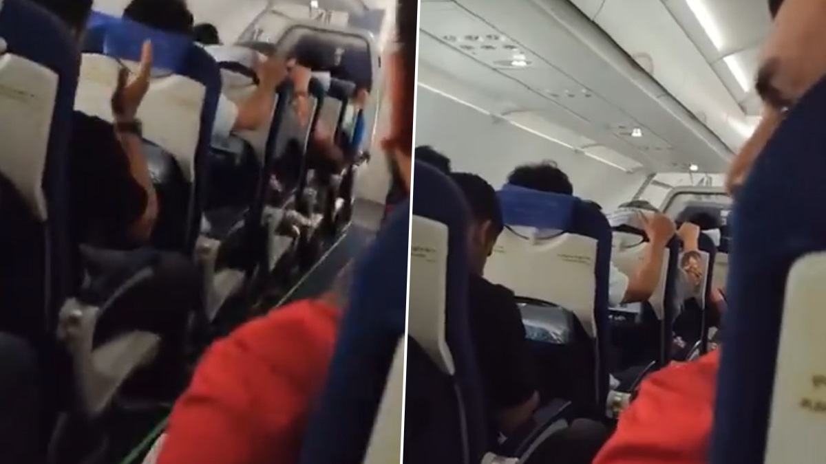 Flight Turbulence Video: মাঝ আকাশে প্রবল ঝাকুনি, কাঁপতে কাঁপতে চলল ইন্ডিগোর বিমান, দেখুন ভয়াবহ ভিডিয়ো