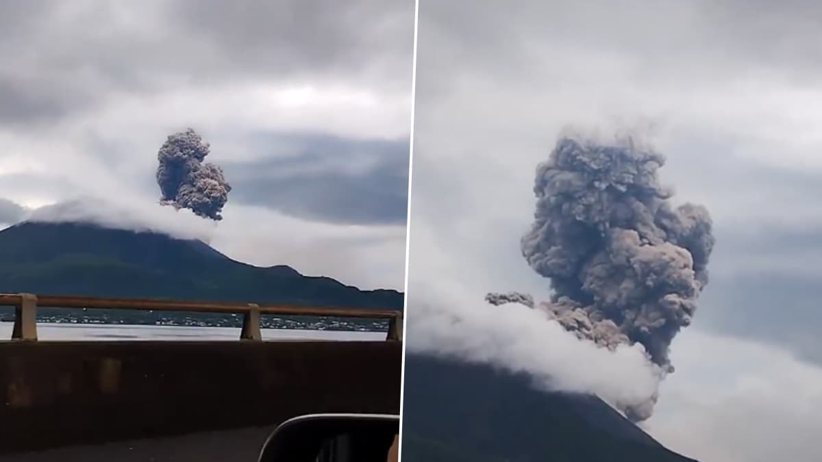 Volcano Eruption In Japan: ফুঁসে উঠল আগ্নেয়গিরি, জাপানে অগ্ন্যুৎপাত, গলগল করে বেরিয়ে আসছে লাভা