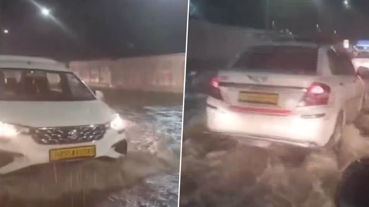 Heavy Rain In Delhi: এক সন্ধ্যার বৃষ্টিতে জলের তলায় দিল্লি, রাস্তায় ভাসছে গাড়ি, বিমানবন্দরে জল থইথই, দেখুন দিল্লি