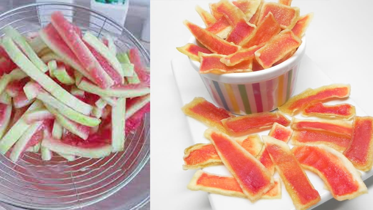 Watermelon candy: তরমুজের সাদা অংশ ফেলে দেন? না ফেলে বানিয়ে ফেলুন ক্যান্ডি