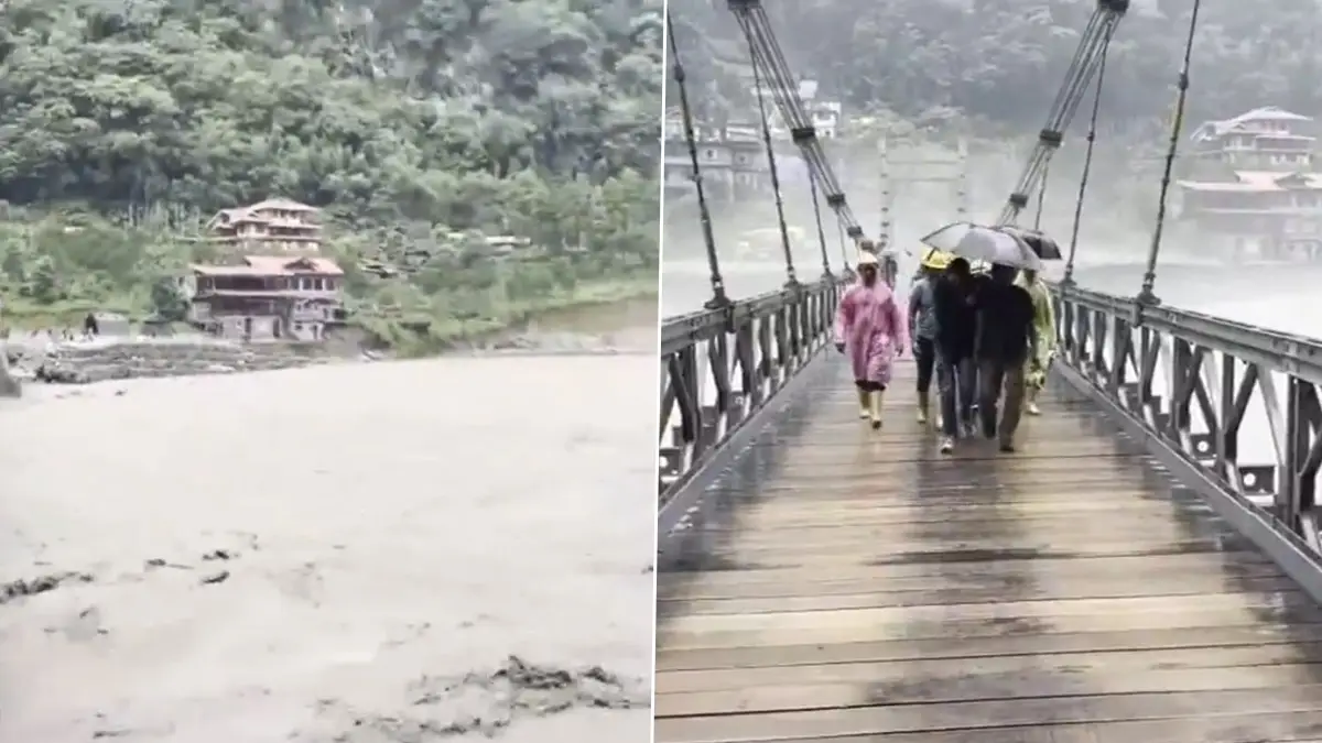 Sikkim: অবিরাম বৃষ্টি ও ভূমিধসে বিপর্যস্ত উত্তর সিকিম! মাঙ্গান-চুংথাং সংযোগকারী ফিডাং বেইলি ব্রিজে শুরু হল সংস্কারের কাজ (দেখুন ভিডিও)