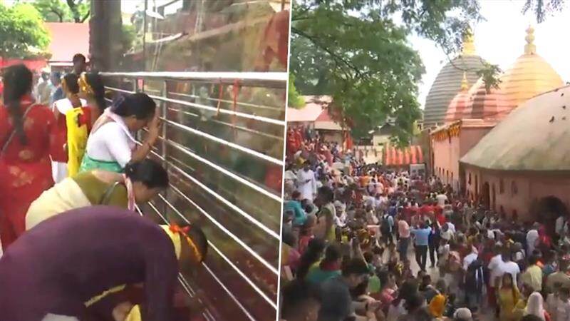 Ambubachi Mela: গুয়াহাটির কামাখ্যা মন্দিরে অম্বুবাচী মেলায় বিপুল সংখ্যক ভক্তের সমাগম