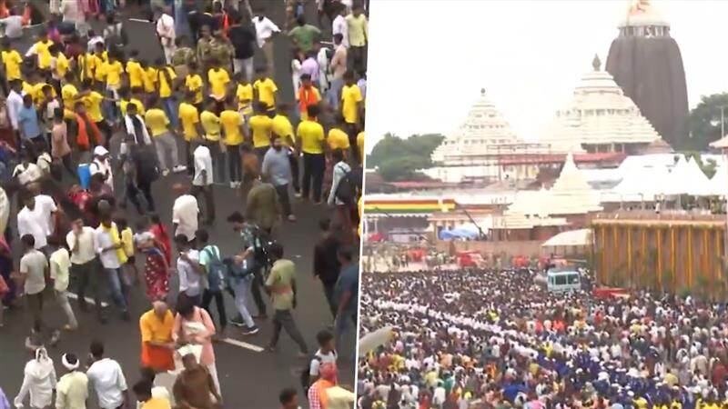 Rath Yatra 2025: জগন্নাথ রথযাত্রায় পুরীতে বিপুল ভক্তের ভিড়, দেখুন ভিডিও