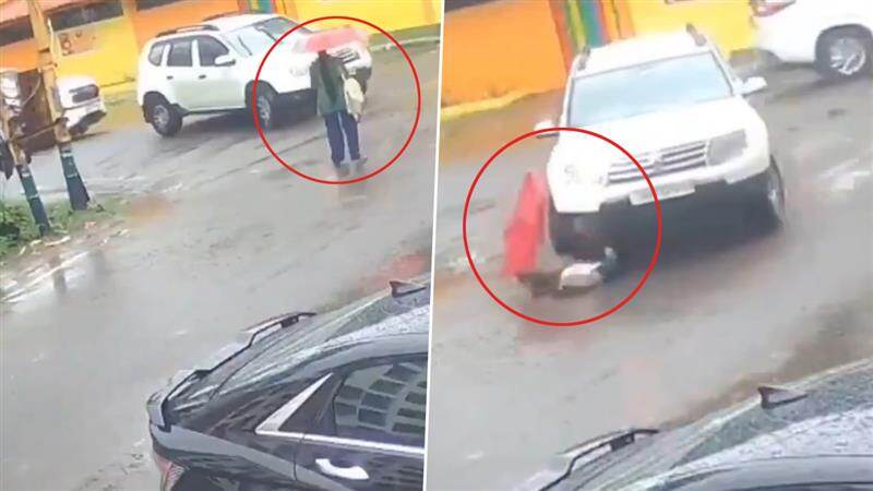 Roorkee Hit and Run Case: ফাঁকা রাস্তায় একি কাণ্ড! ছাতা মাথায় দিয়ে আসা তরুণীকে পিষে দিল গাড়ি, দেখুন