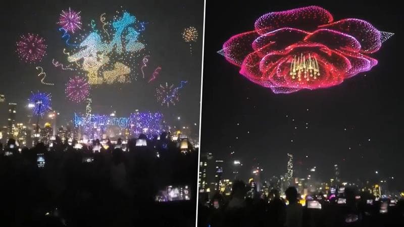 Drone Show Video: ১১ হাজার ৬০০ ড্রোনের খেলায় গিনিস বুকে নাম লেখাল চিন, দেখুন ভিডিও