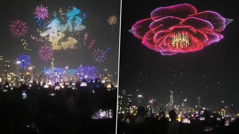 Drone Show Video: ১১ হাজার ৬০০ ড্রোনের খেলায় গিনিস বুকে নাম লেখাল চিন, দেখুন ভিডিও