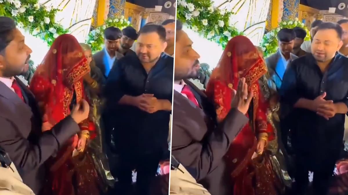 Khan Sir Wedding Video: বিয়ে কবে করলেন? খান স্যারের রিসেপশনের অনুষ্ঠানে প্রশ্ন ছুঁড়লেন আরজেডি নেতা তেজস্বী, দেখুন ভিডিও