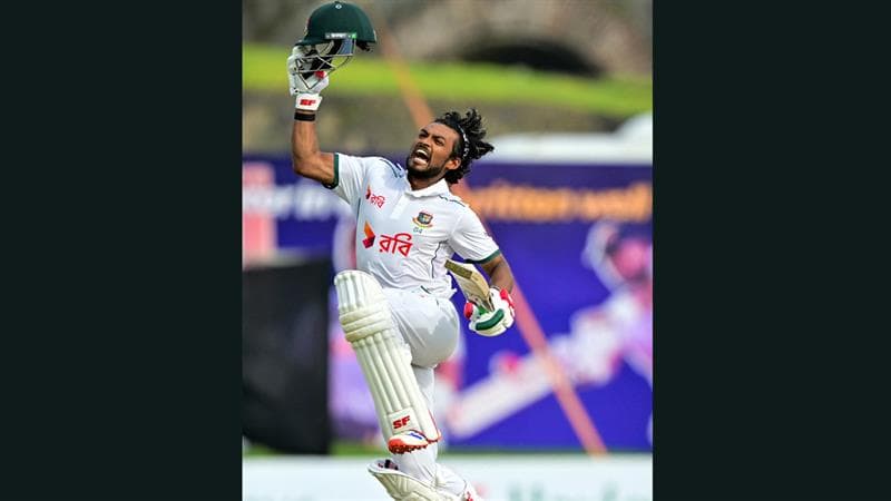 Najmul Hossain Shanto Century, SL vs BAN: গল টেস্টে দুই ইনিংসে সেঞ্চুরি! বাংলাদেশ ক্রিকেটে নতুন ইতিহাস নাজমুল হোসেন শান্তর