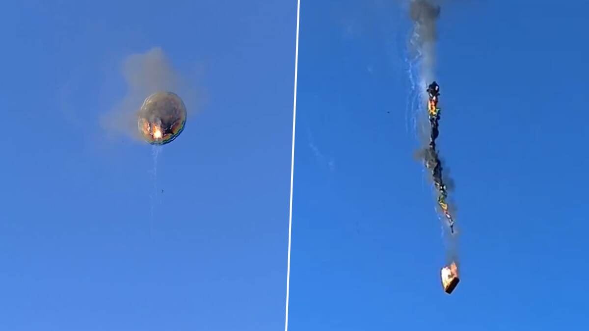 Hot Air Balloon Crash: মাঝ আকাশে ফেটে আগুন ধরে গেল ২২ জন যাত্রীবাহী হট এয়ার বেলুন, জীবন বাঁচাতে মরণঝাঁপ, আকাশ থেকে খসে পড়ল ৮ পর্যটকের দেহ