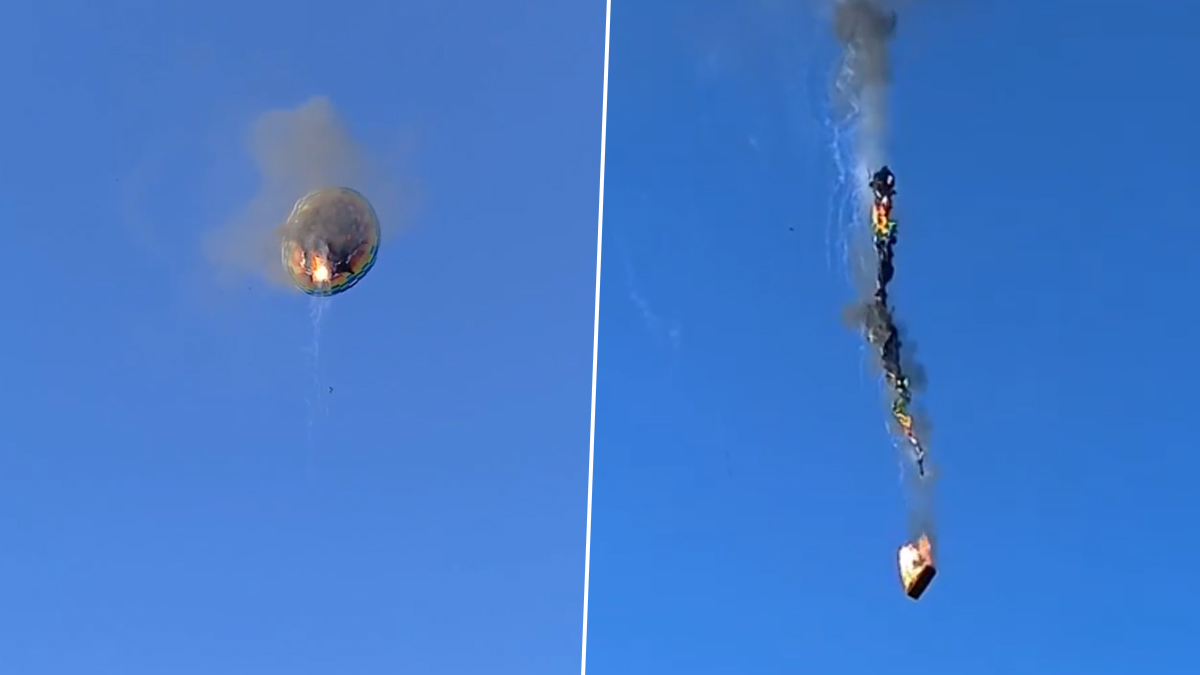 Hot Air Balloon Crash: মাঝ আকাশে ফেটে আগুন ধরে গেল ২২ জন যাত্রীবাহী হট এয়ার বেলুন, জীবন বাঁচাতে মরণঝাঁপ, আকাশ থেকে খসে পড়ল ৮ পর্যটকের দেহ