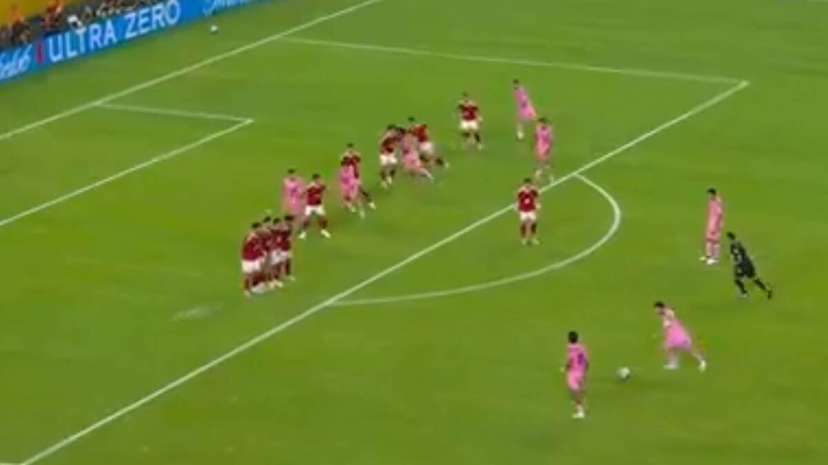 Lionel Messi Video: একটুর জন্য ফ্রি-কিকে গোল মিস লিওনেল মেসির, দেখুন ভাইরাল ভিডিও