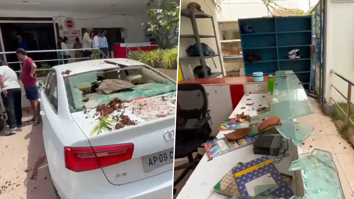 Hyderabad: হায়দরাবাদে সংবাদমাধ্যমের অফিসে দুষ্কৃতি হামলা, আহত অফিসের কর্মীরা, অভিযোগের আঙুল বিআরএস কর্মী সমর্থকদের বিরুদ্ধে