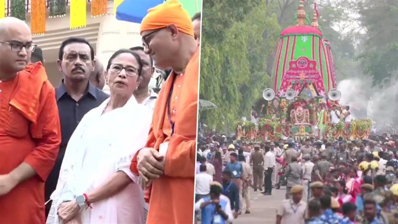 Rat Yatra 2025: দিঘায় রথের রশিতে পড়ল টান, জগন্নাথদেব দর্শনে এলেন মুখ্যমন্ত্রী, দেখুন ভিডিয়ো