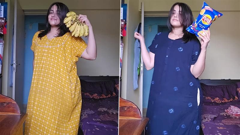 Maxi Girl Viral Videos: নাইটি পরে নেটপাড়ায় ঝড় তুললেন তরুণী, 'ম্যাক্সিপাগলু' শুভ্রা ঝাঁর ভিডিও দেখেছেন আপনি? না দেখলে চরম মিস