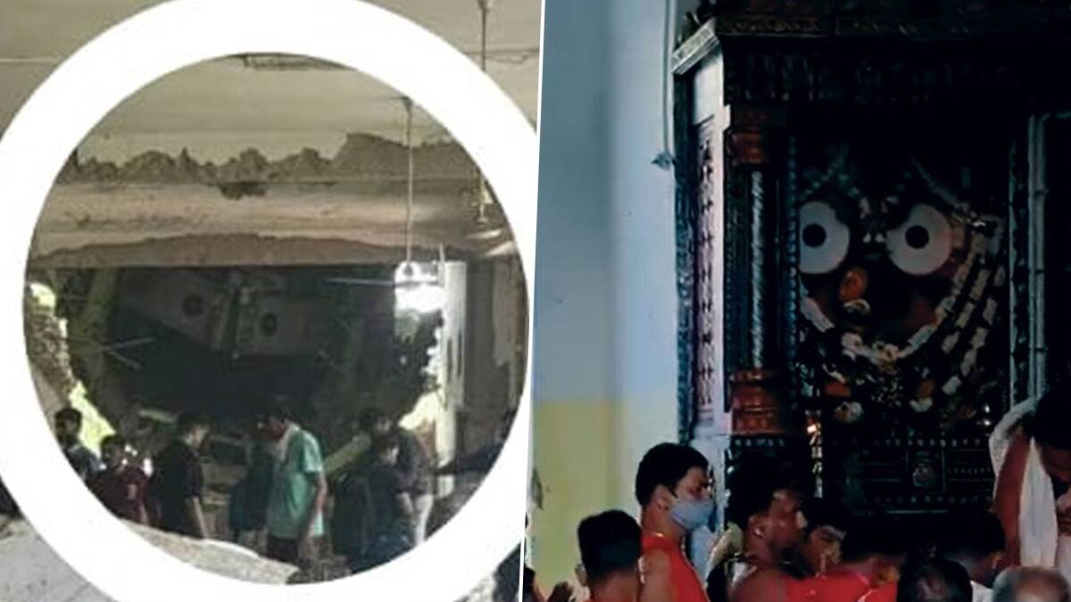 'Lord Jagannath Eyes' at Air India Plane Crash Site? বিমান দুর্ঘটনাস্থলে 'প্রভু জগন্নাথের' চোখের উদয়? পুরীর মন্দির থেকে ঈগলের পতাকা নিয়ে উড়ে যাওয়াই কি ছিল অশনি সঙ্কেত? ভাইরাল ভিডিয়ো