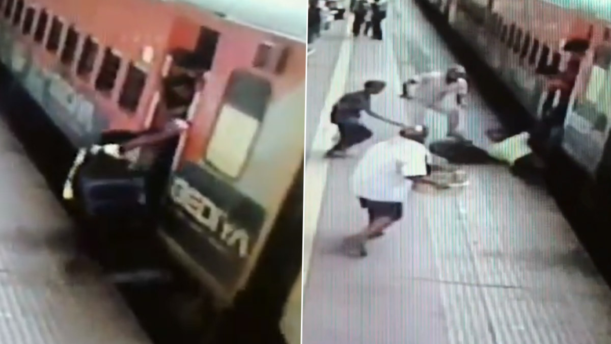 Train Viral Video: চলন্ত ট্রেনে উঠতে গিয়ে বিপত্তি, যাত্রীকে মৃত্যু মুখ থেকে ফেরালেন আরপিএফ