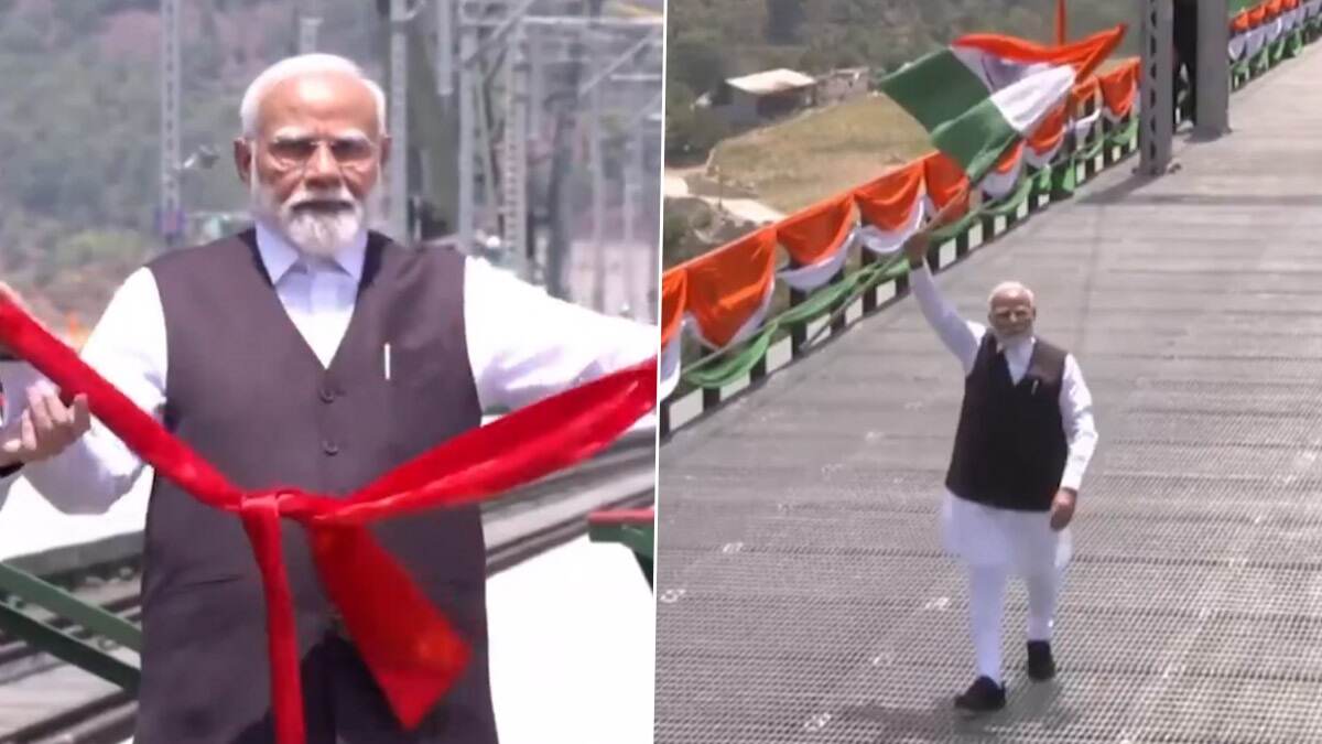PM Narendra Modi Inaugurates Chenab Bridge: চেনাবের বুক চিরে উড়ল তিরঙ্গা, বিশ্বের সবচেয়ে উঁচু রেলব্রিজের উদ্বোধন করলেন প্রধানমন্ত্রী মোদী, দেখুন ভিডিয়ো