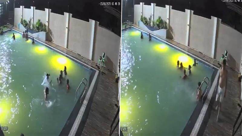 Viral Video: পুল পার্টিতে উন্মত্ত, পা হড়কে ভয়াবহ বিপদ ঘনাল, বুঝতেই পারলেন না অন্যরা, ভাইরাল ভিডিয়ো
