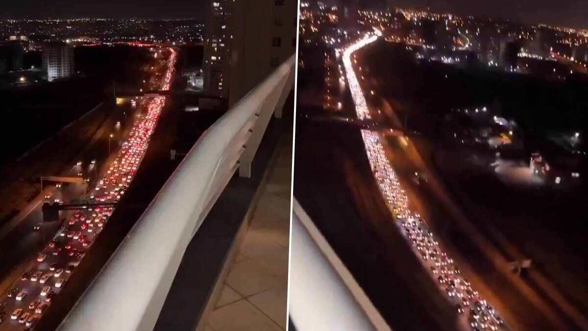 People Fleeing From Tehran Video: ট্রাম্পের ট্যুইটের পর রাস্তা ভরে যাচ্ছে লাল আলোয়, তেহরান ছেড়ে পালাচ্ছেন হাজার হাজার মানুষ, ভাইরাল ভিডিয়ো
