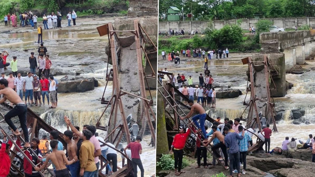Pune Bridge Collapsed: পুণেতে নদীর বুকে হুড়মুড়িয়ে ভেঙে পড়ল ব্রিজ, হত ২ পর্যটক,  নিখোঁজ ১৮