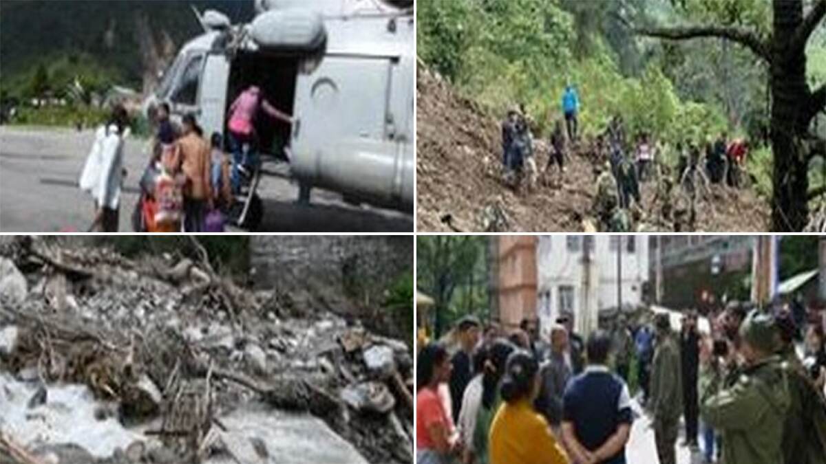 Sikkim Landslide Update: বৃষ্টি ও ভূমিধসে বিপর্যস্ত সিকিম, পাহাড়ে আটকে পড়া পর্যটকদের উদ্ধার করল সেনা, নিখোঁজ জওয়ানদের খোঁজে চলছে তল্লাশি
