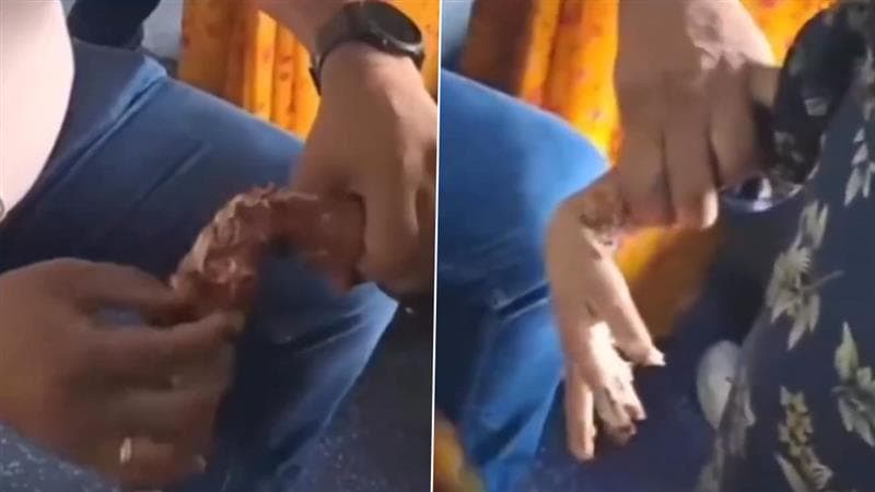 Viral Video: সেকি কাণ্ড! হাতে পুড়ে যাওয়ার ক্ষত বানিয়ে ট্রেনে উঠে ভিক্ষা, একরত্তি মেয়ের পর্দা ফাঁস করলেন চিকিৎসক, দেখুন