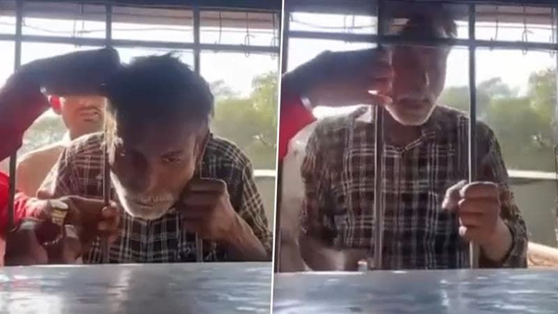 Viral Video: মদ কিনতে গিয়ে যা বিপত্তি ঘটালেন বৃদ্ধ, হেসে হেসে পেট ব্যাথা হয়ে যাবে, দেখুন