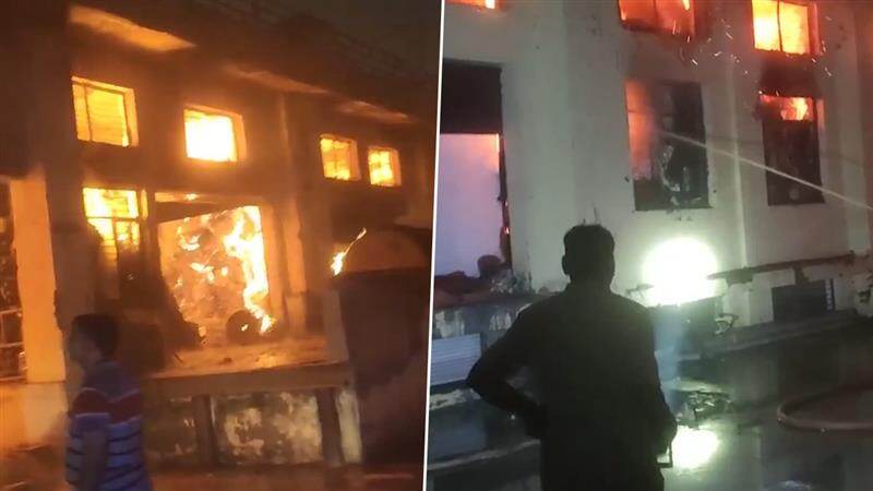 Ghaziabad Fire: গাজিয়াবাদে কাগজ তৈরির কারখানায় আগুন, ঘটনাস্থলে ১৮টি ইঞ্জিন (দেখুন ভিডিও)