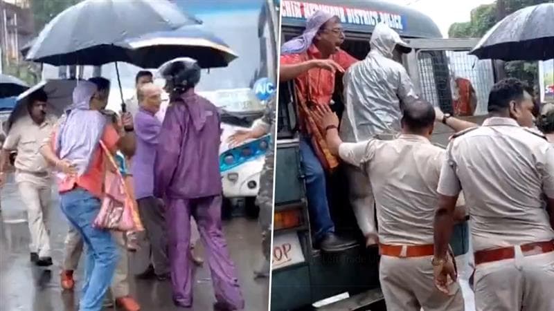 Bharat Bandh: মেদিনীপুরে বাম ট্রেড ইউনিয়নের কর্মীদের আটক, দেখুন ভিডিও