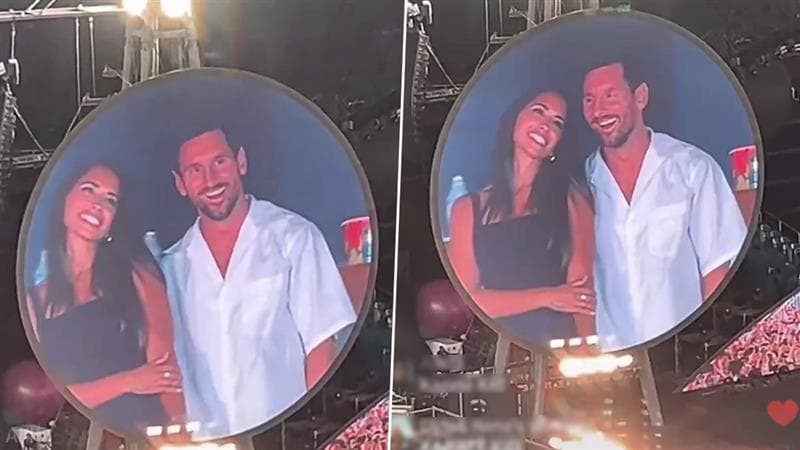 Lionel Messi Spotted on Coldplay Concert: কোল্ডপ্লে কনসার্টের স্ক্রিনে ধরা পড়লেন লিওনেল মেসি, পরকীয়া নয়, নিজের স্ত্রীর সঙ্গেই