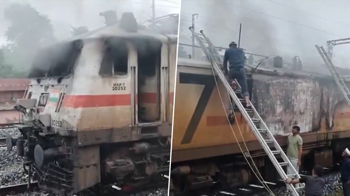 Mumbai-Delhi Garib Rath Express: গভীর রাতে দূরপাল্লার ট্রেনে আগুন, মুম্বই-দিল্লি গরীব রথ থেকে নামিয়ে আনা হল সমস্ত যাত্রীদের, দেখুন