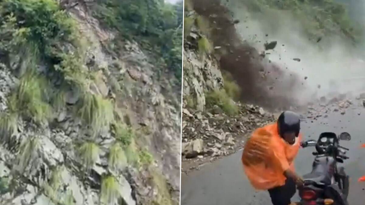 Uttarakhand: রাতভর ভারী বৃষ্টি তাও ভ্রমণে বিরাম নেই, বদ্রীনাথ জাতীয় সড়কের আচমকা ধস, একটুর জন্যে বাঁচলেন পর্যটকরা, দেখুন