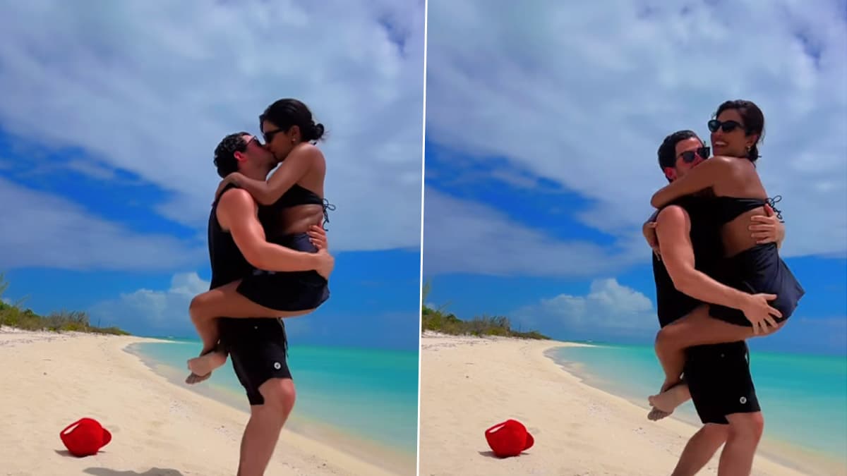 Priyanka and Nick Kissing Moment: ছুটে এসে নিকের কোলে চড়ে ঠোঁটে ঠোঁট ডোবালেন প্রিয়াঙ্কা, জন্মদিনে সমুদ্র পাড়ে স্বামী-স্ত্রীর দুষ্টু মুহূর্ত, দেখুন