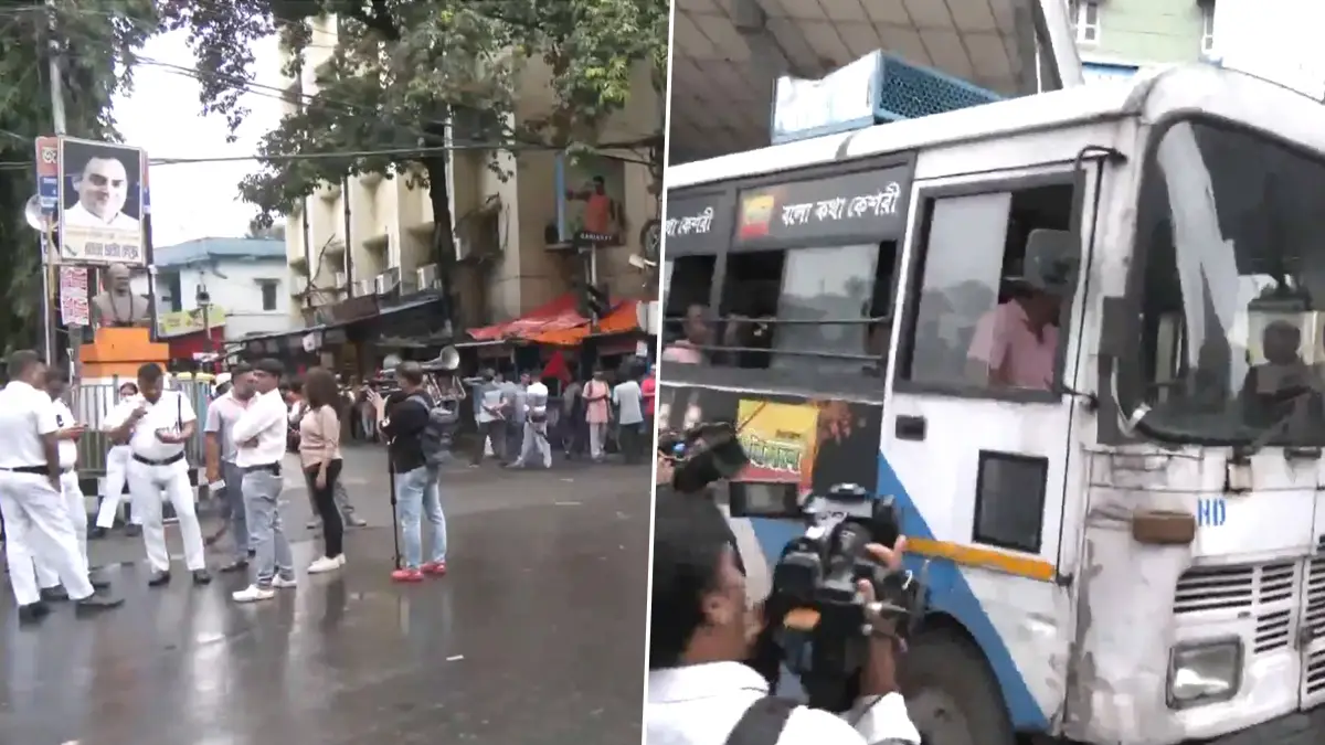 Bharat Bandh: ধর্মঘট সমর্থন করলেও বনধের সকাল চালাতে হবে বাস, নিজেদের সুরক্ষায় হেলমেট পড়লেন বাস চালকরা (দেখুন ভিডিও)