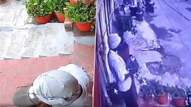 Milkman Spitting in Milk Caught on CCTV: থুতু মিশিয়ে দুধ বিক্রি! বাড়ির সিসিটিভিতে ধরা পড়ল দুধওয়ালার কাণ্ড