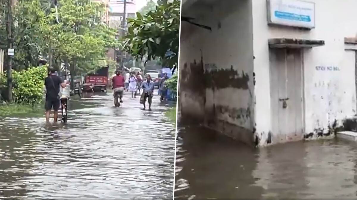 Kolkata Waterlogging: টানা বৃষ্টির ফলে জলমগ্ন কলকাতা শহর, দেখুন ভিডিও