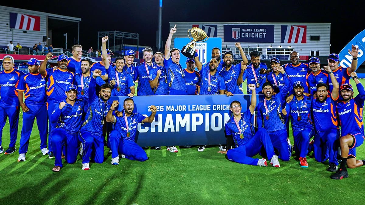 Washington Freedom vs MI New York:  ওয়াশিংটন ফ্রিডমকে পাঁচ রানে হারিয়ে মেজর লীগ ক্রিকেট ২০২৫ টুর্নামেন্টের শিরোপা জিতল এমআই নিউ ইয়র্ক