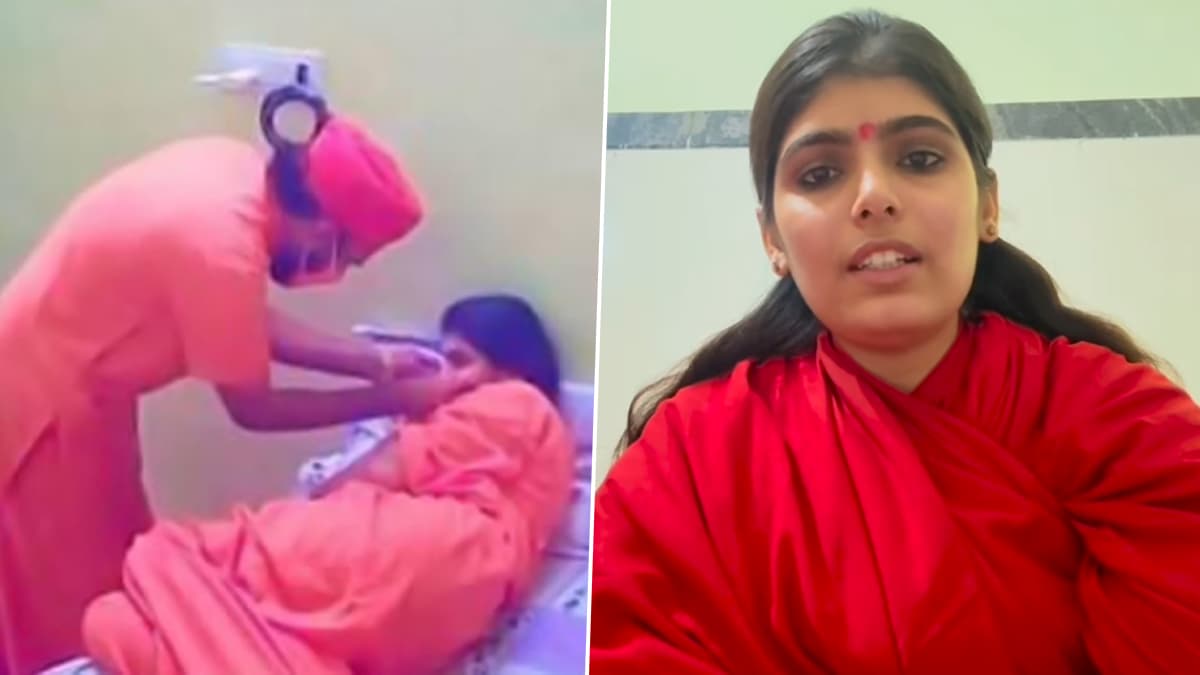Sadhvi Prem Baisa Viral Video With Veerampuri Maharaj: গাঢ় চুম্বন, কোমর ছাড়িয়ে হাত...সাধ্বীর 'অশ্লীল ভিডিয়ো' নিয়ে তোলপাড়, 'সনাতন সংস্কৃতিকে বদনাম করতেই'... বললেন সাধিকা