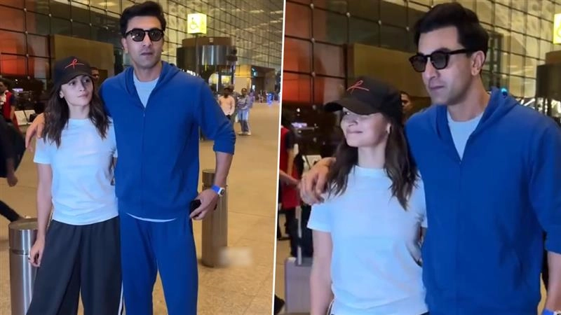 Alia Bhatt Ranbir Kapoor: ভোরের আলো ফোটার আগেই মুম্বই বিমানবন্দরে রণবীর-আলিয়া, ক্যামেরা বন্ধ করতে বললেন পাপারাৎজিকে