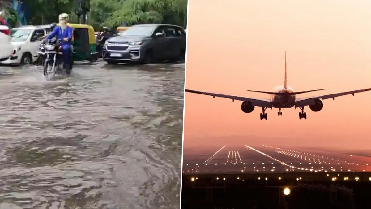 Heavy Rainfall In Delhi: ভারী বৃষ্টিতে ভিজল রাজধানী দিল্লি, দমকা হাওয়ার কারণে বিঘ্নিত হল বিমান পরিষেবা