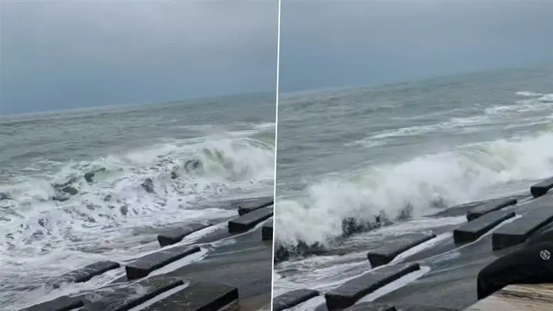 Digha Sea Beach Video: দিঘায় ঢেউয়ের তোড়ে ভেসে যাচ্ছেন মহিলা, তারপর... দেখুন শিউরে ওঠা ভিডিয়ো