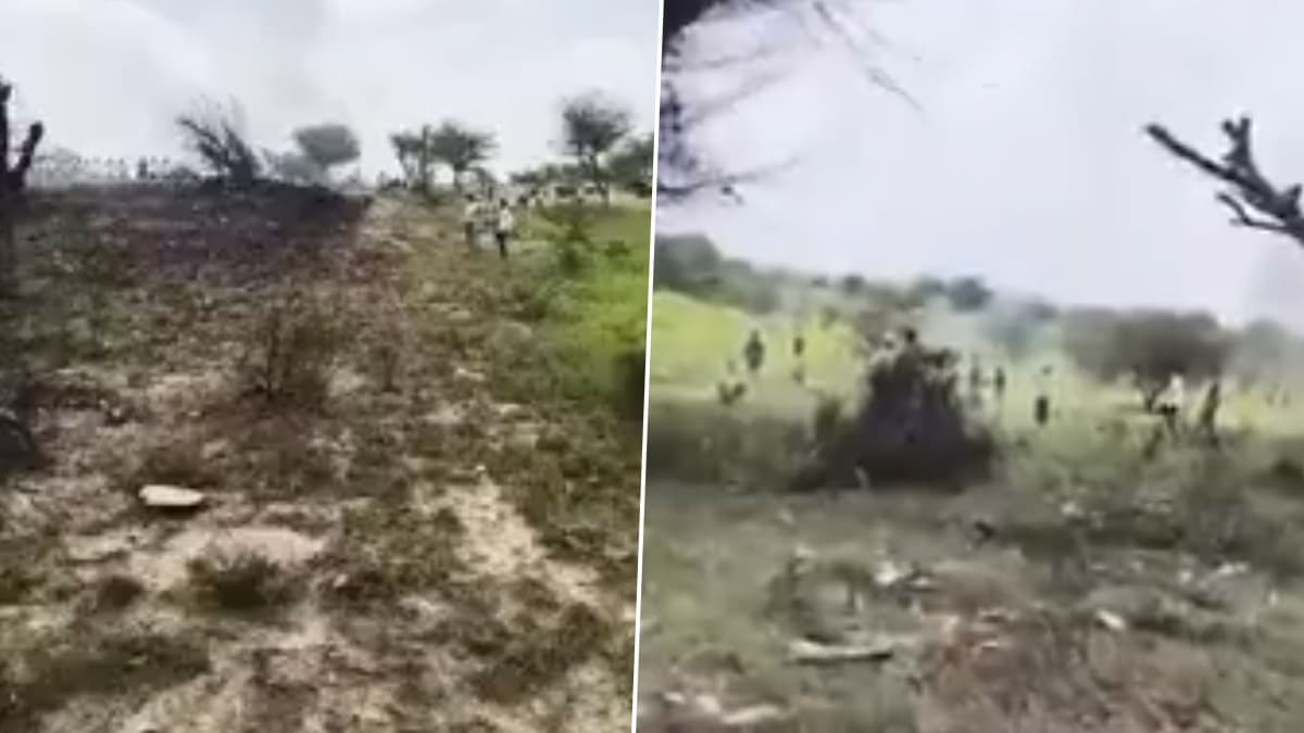 Fighter Plane Crashed: ফের ভাঙল বিমান, এবার টুকরো টুকরো হয়ে পড়ল যুদ্ধ বিমান