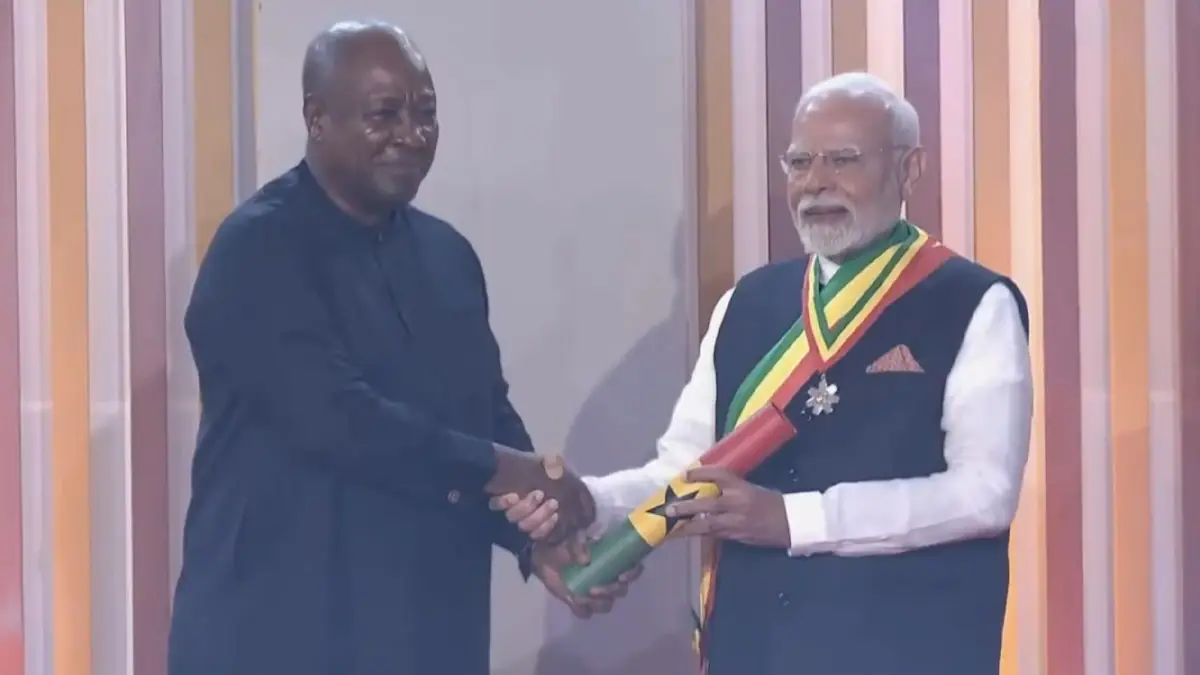 PM Narendra Modi In Ghana: ঘানার সর্বোচ্চ সম্মানে ভূষিত মোদী, বিশেষ পুরষ্কার পেয়ে কী বলছেন প্রধানমন্ত্রী?